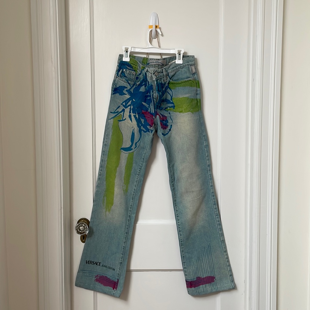 Versace Patterned Jeans